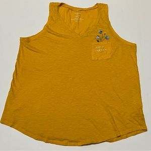 Torrid Classic Fit Make it Happen Tank Size 3x Yellow/Gold